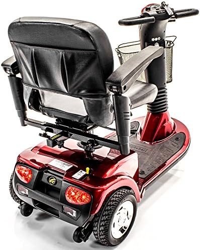 Golden Technologies Companion II 3 Wheel Full Size Electric Mobility Scooter GC-340 (RED)
