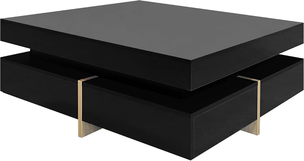 Modern Coffee Table, Black