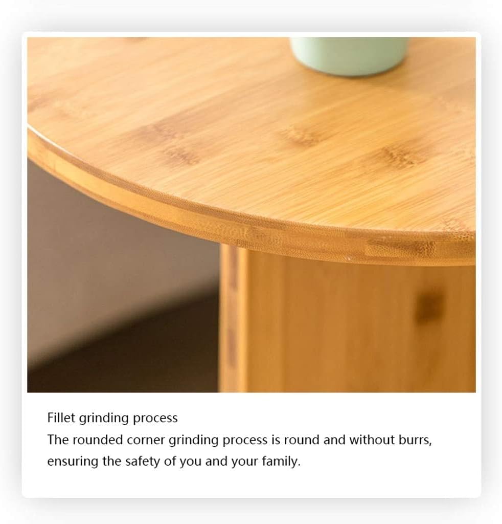 Versatile Coffee Table Modern Minimalist Bamboo Coffee Table Side Corner Shelf Bedroom Office Tea Table Side Table Living Room Sofa End Table Small Living Spaces