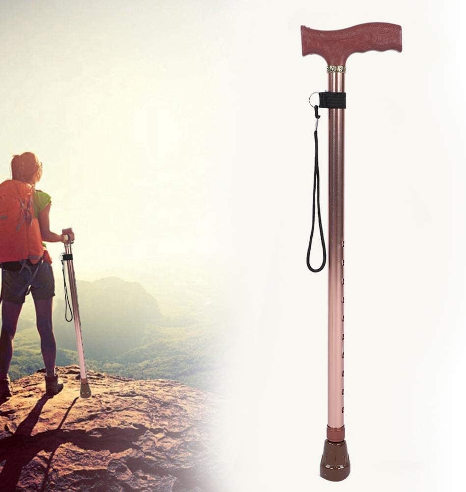 Walking Stick Walkers for Seniors Crutches Walking Adjustable Walking Stick Anti-Slip Walking Adjustable HEI Hand Walking Stick Ideal Daily Living Aid for Limited Mobility rollator Walker, D
