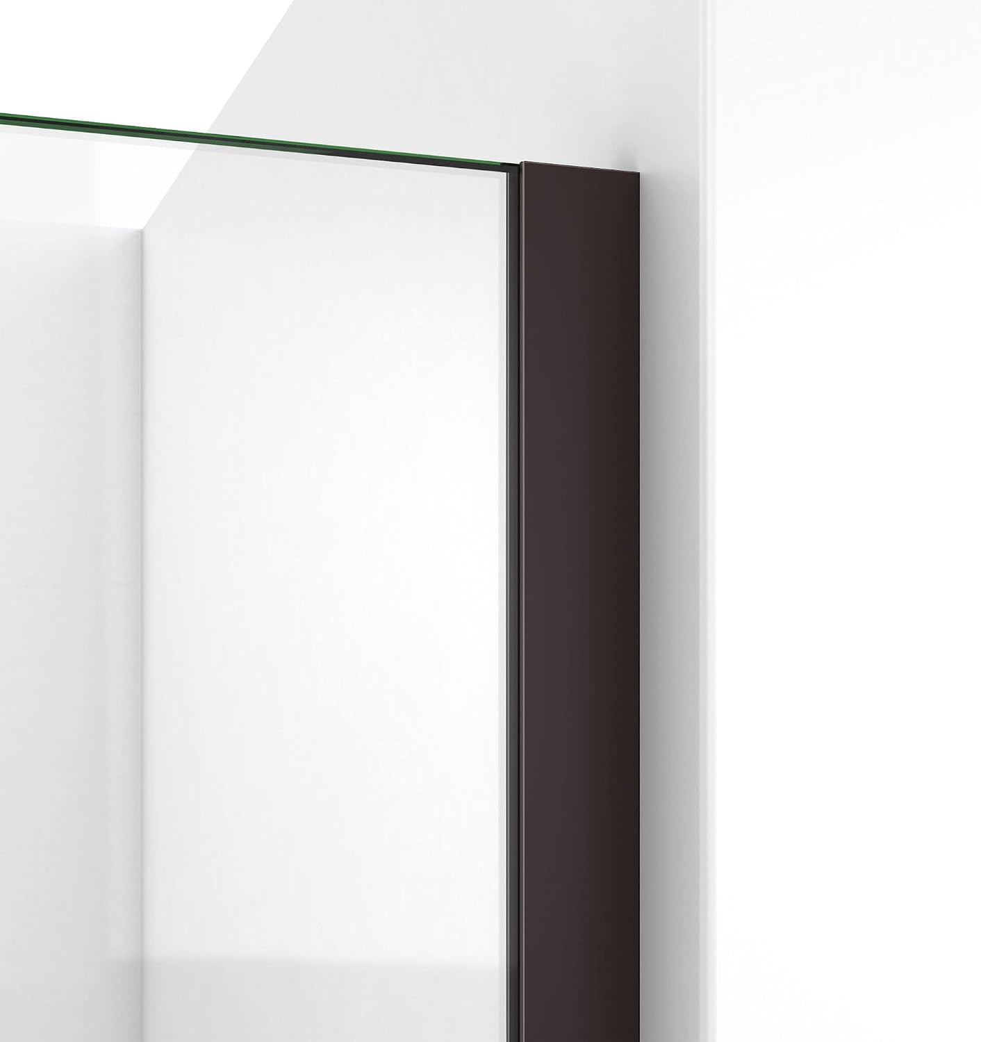 DreamLine Linea 34 inch W x 72 inch H Frameless Fixed Shower Screen in Oil Rubbed Bronze