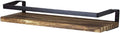 VIDI Floating Shelf Wall Mounted, Rustic Wood for Bathroom Kitchen, Decor Storage Towel Bar