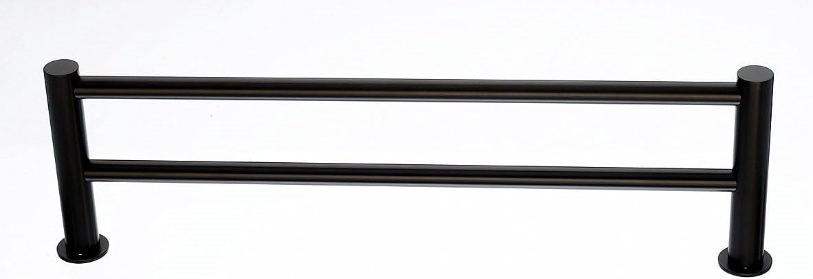 Top Knobs HOP11ORB Hopewell Bath 30' Double Towel Rod - Oil Rubbed Bronze