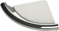 Corner Shelf 9' Integrated ADA Grab Bar - Polished Chrome, 500 Lbs | Corner shower storage with integrated safety-rated grab bar, 500 lbs