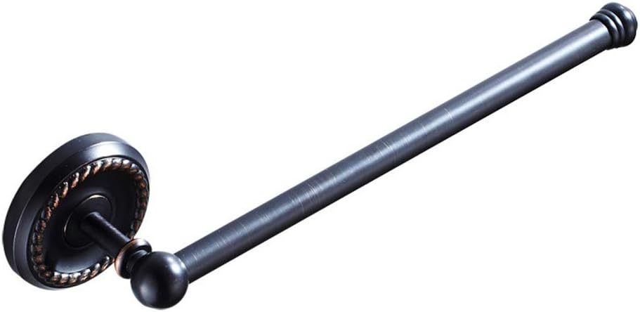 Vintage Brass Towel Bar Holder for Bathroom and Kitchen Wall Mounted Rack Hanger in Oil Rubbed Bronze Stylish Retro Design