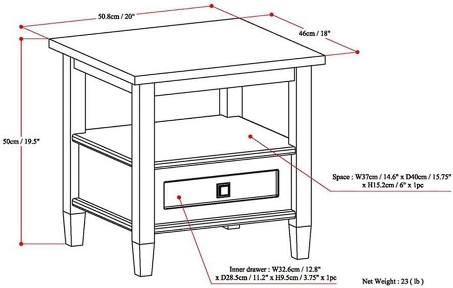 Small End Table for Living Room, Square Bed Side Table, Narrow Nightstand with Storage Drawer and Shelf for Bedroom, Unique Rustic Telephone Table for Sofa Side, Dark Grey Corner Table for Sofa Side