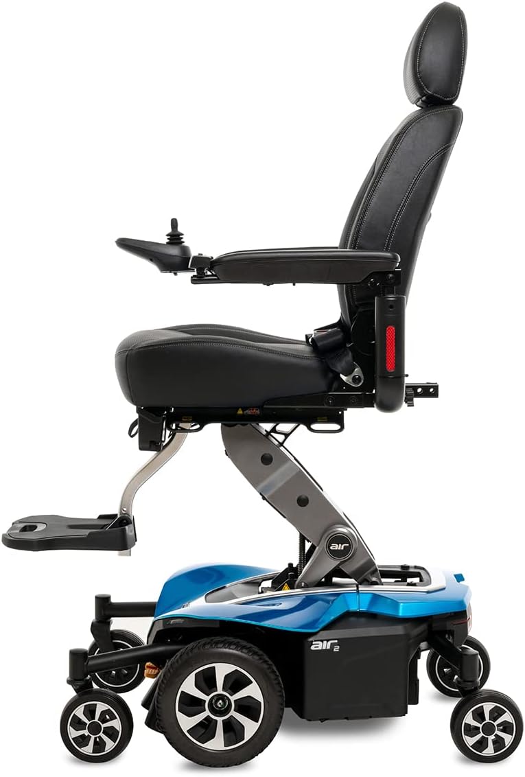 Pride Jazzy Air 2 (Sapphire Blue)- Free Joystick Cover, Chair Cover, ARM Bag!