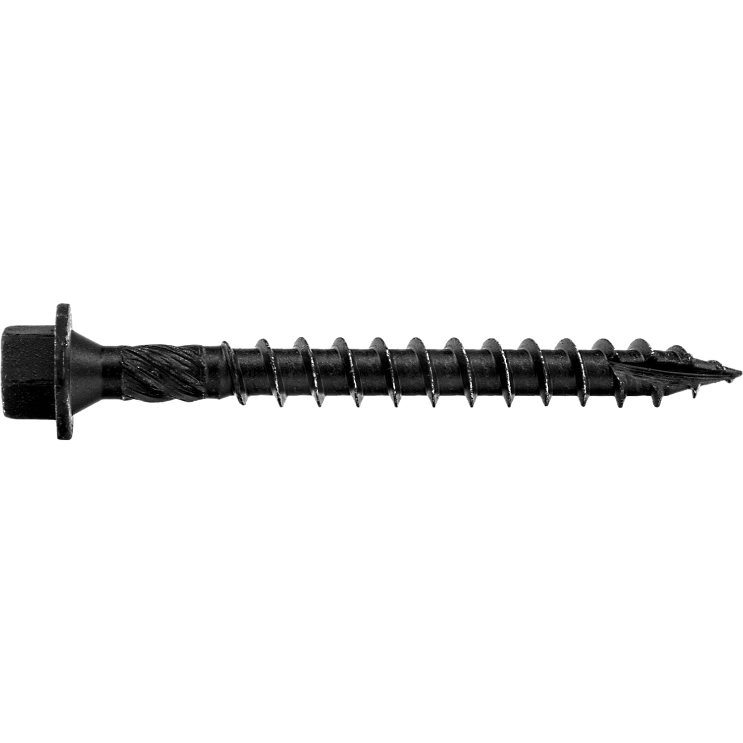 Jake Sales #14 X 2-1/2' Heavy Duty Black Timber/Log/Landscaping Wood Screws - Exterior Coated Heavy Duty Screws. 9 x 5 Pound Boxes - ~1,773 Screws