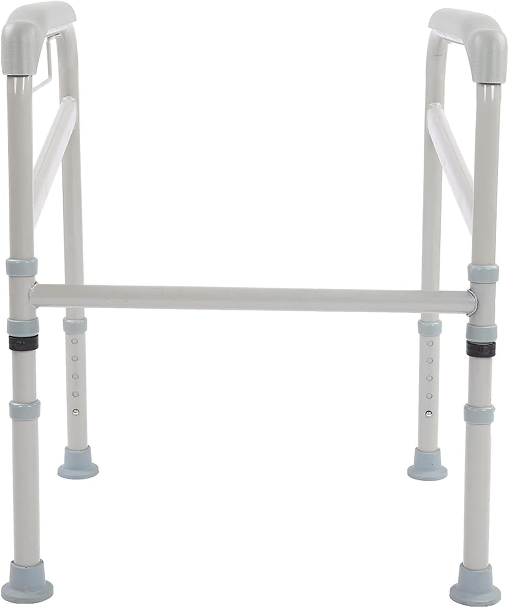 Safety Adjustable Hand Rail Disabled Grab Aid Disability Support Toilet Bar for Bathroom Use with Height and Width Adjustable Armrests