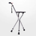 Adjustable Crutches, Portable Folding Cane Seat Lightweight Adjustable Height Walking Chair Elderly Folding Tripod Disability Aid Crutches It's so Kind of You powerfully