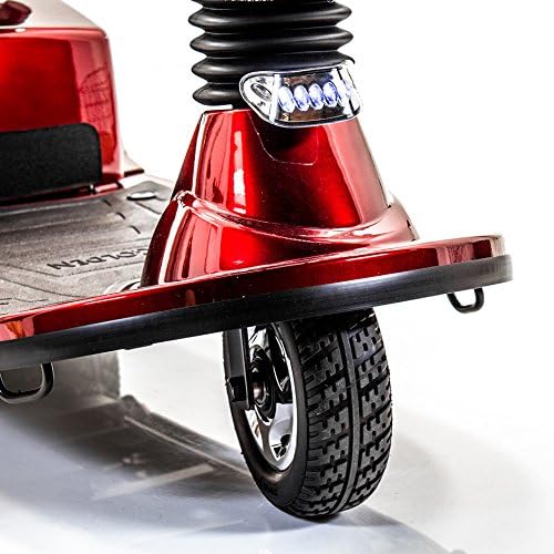 Golden Technologies Companion II 3 Wheel Full Size Electric Mobility Scooter GC-340 (RED)