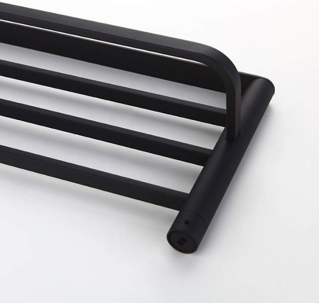 Multifunctional Towel Rack-Towel Shelf Rack with Bar for Bathroom,Wall Mounted Oil Rubbed Bronze