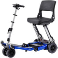 FreeRider USA Luggie Standard -Folding Mobility Scooter with Lithium-ion Battery for Adults and Seniors, Portable, Lightweight, Airline Approved, Blue