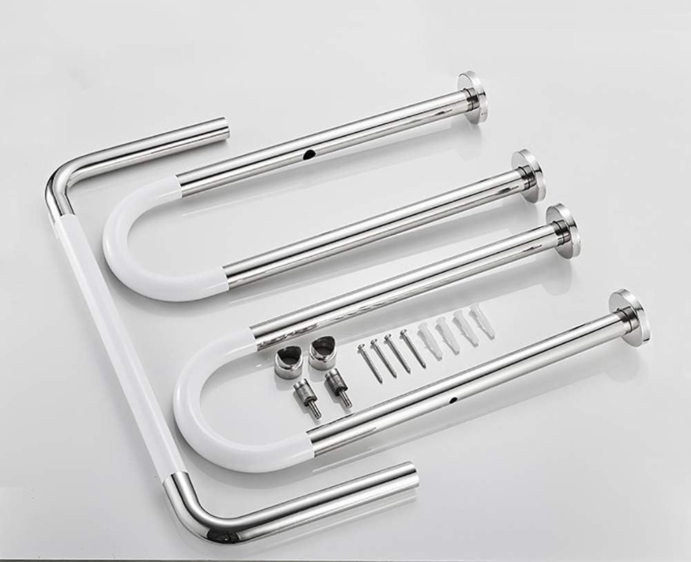 Bathroom Handrail Safety Frame - Grab Bar Rail for Disability Aid and Seniors, Shower Rail, Toilet Barrier-Free Handrail
