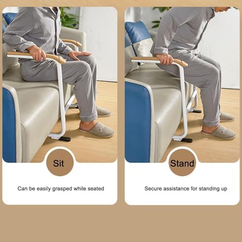 Chair Stand Aid for Elderly, Non-Slip Mobility Support Handles, Daily Living Aid for Patients, Couch and Sofa Lift Assist Device