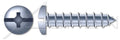 (4000 pcs) #14 X 3/4', Self-Tapping Sheet Metal Screws, Type A, Pan Head Phillips/Slot Combo Drive, Steel, Zinc Plated