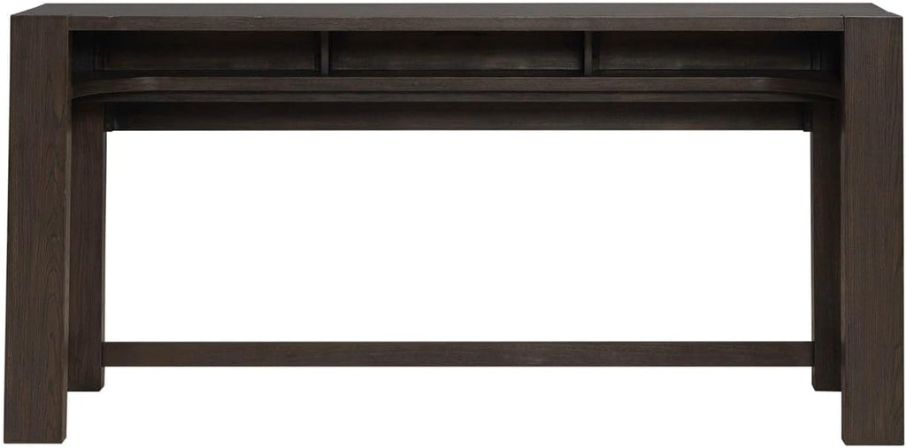 Liberty Furniture Lennox Hill Living Room Console Bar Table with Charging Station - Bark