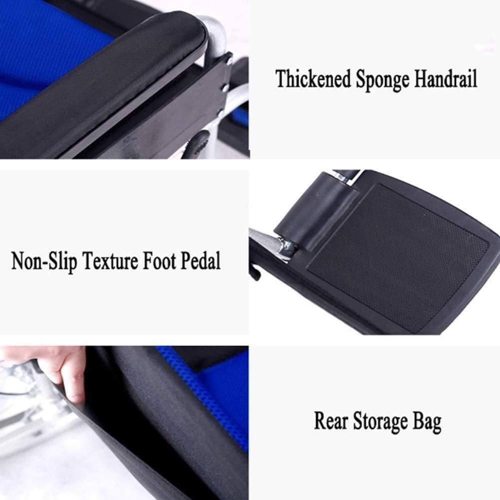 Wheelchair Self-Style, Light Fold Super Light Portable Seniors Trolley Disabled Scooter,Portable