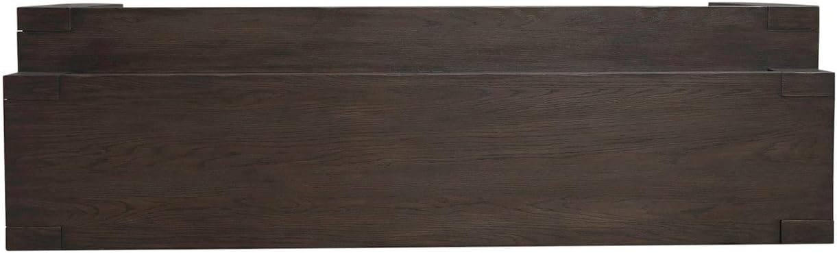 Liberty Furniture Lennox Hill Living Room Console Bar Table with Charging Station - Bark