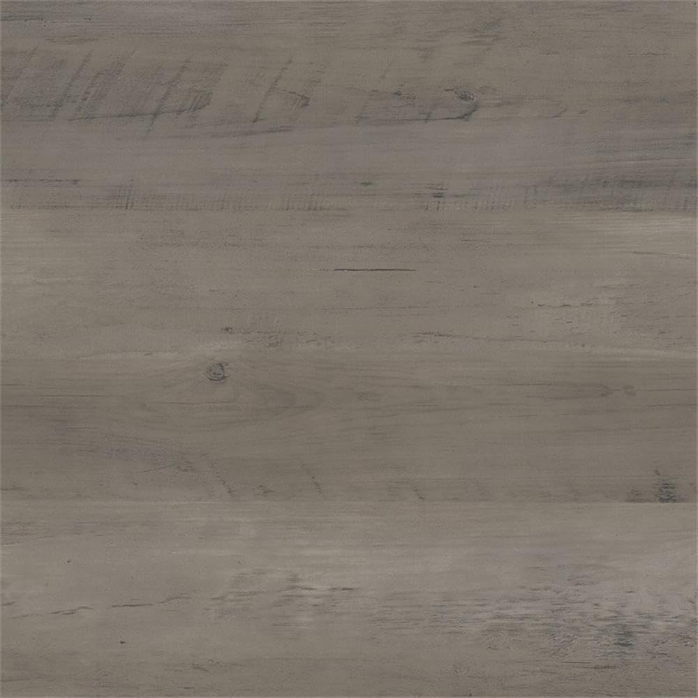 BOWERY HILL Square Coffee Table, Driftwood Gray Finish, Engineered Wood Construction, Sturdy 50 lb Capacity, Bottom Shelf for Storage, Industrial Farmhouse Style Living Room Table