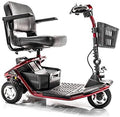 LiteRider 3-Wheel Folding Travel Mobility Scooter Red