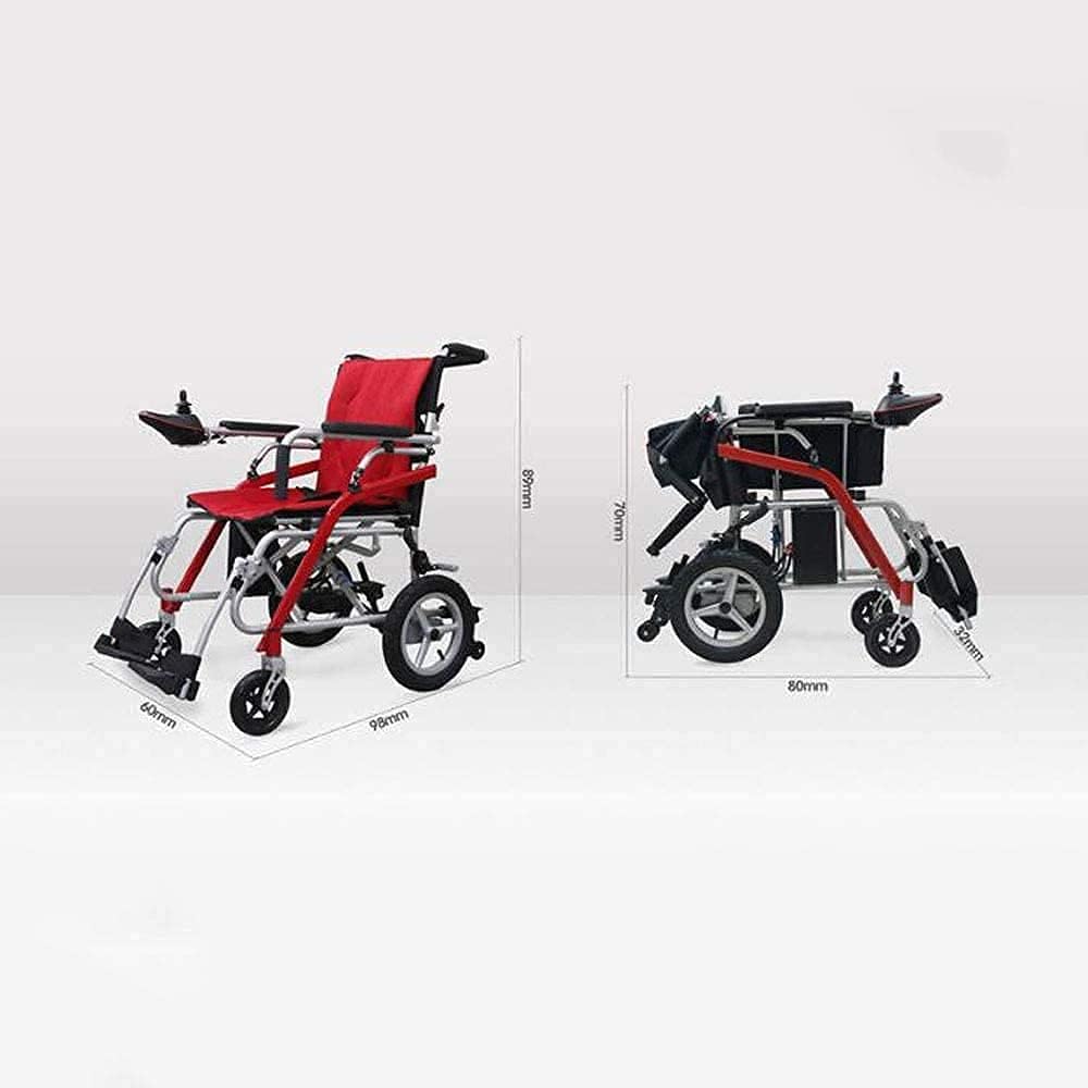 Electric Wheelchairs are Light and Easy to Fold Electric Four-Wheeled Scooter Wheelchairs for The Elderly with Disabilities
