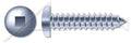 (5000 pcs) #12-14 X 3/4', Self-Tapping Sheet Metal Screws, Type AB, Pan Square Drive, Steel, Zinc Plated