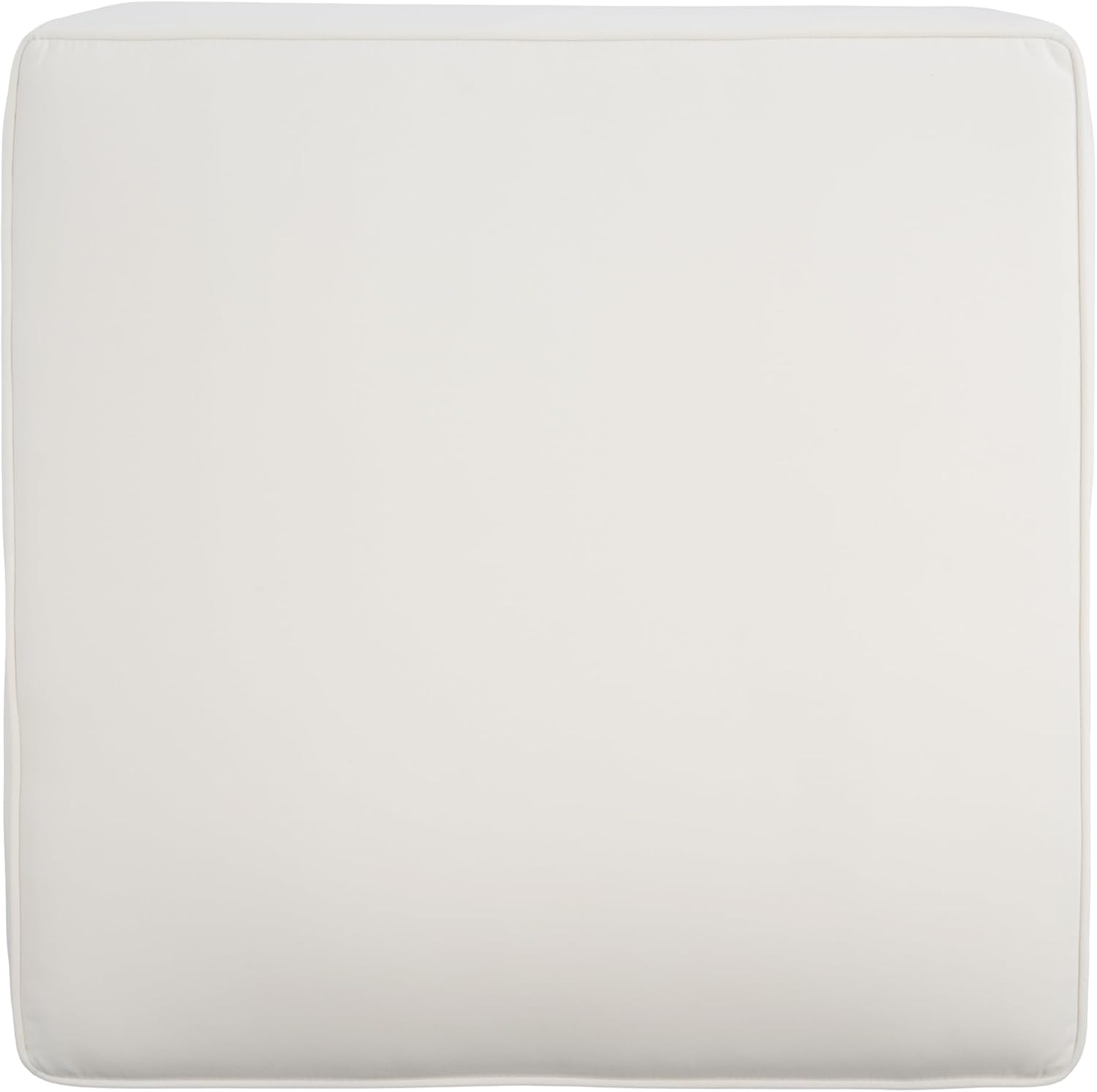 Christopher Knight Home Isa Velvet Ottoman Footstool, Square Pouf Poufee Footrest Ottoman Large Seat, Modern Side Table for Living Room Bedroom Home Decor, Cream, 30'