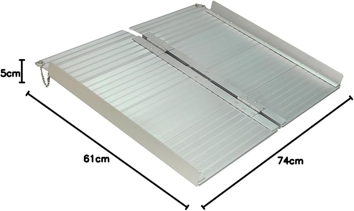 Portable Wheelchair Ramp-Lightweight Folding Ramp.Durable Aluminium,Carry Handle,No Tools Required,Threshold,Kerbs,Wheelchair,Scooter,Disability,Easy to Store