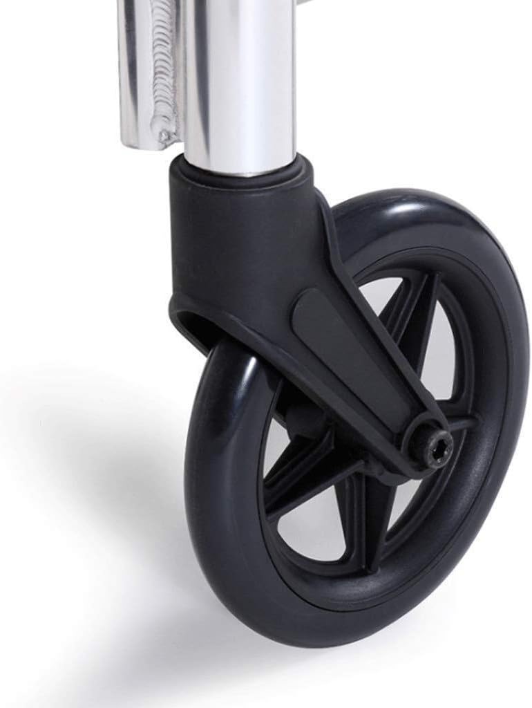 Wheelchair Aluminum Alloy, Portable Fold Light Transit Travel Disabled/Elderly Hand Scooter 100Kg Capacity,Portable