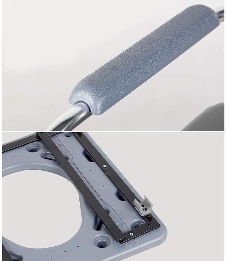 Wheelchair Aluminum Alloy, with Toilet Multifunction Portable Fold Light Trolley Seniors/Disabled Scooter,Portable