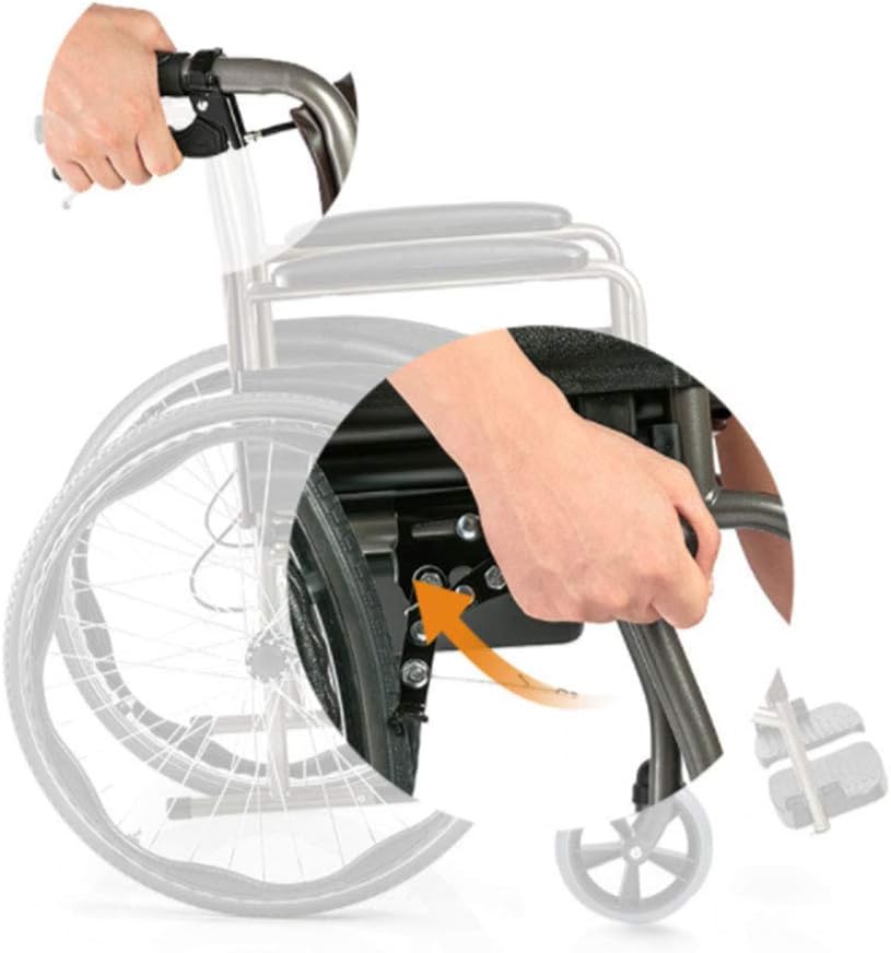 Wheelchair Simple Portable Folding Elderly Scooter with Toilet and Dining Table Disabled Wheelchairs