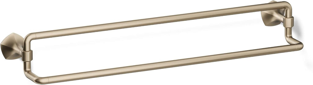 Kohler 27062-BV Occasion® 24' Double Towel bar, Vibrant Brushed Bronze