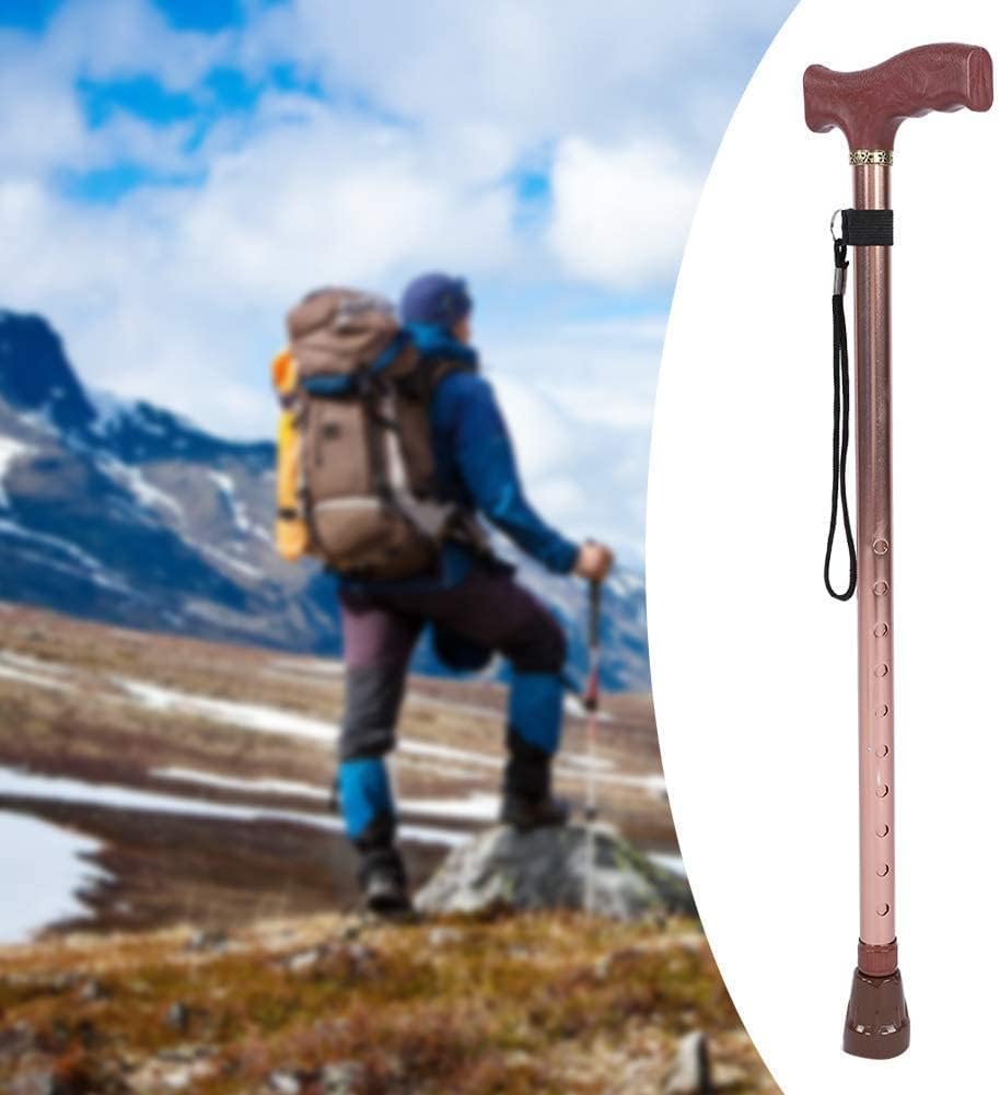 Walking Stick Walkers for Seniors Crutches Walking Adjustable Walking Stick Anti-Slip Walking Adjustable HEI Hand Walking Stick Ideal Daily Living Aid for Limited Mobility rollator Walker, D