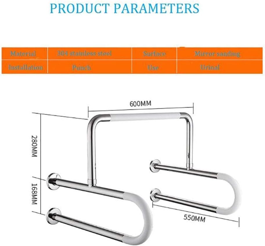 Bathtub Grab Rail Bathroom Grab Bars Barrier-Free Handrail,Safety Frame Shower Rail for Disability Aid and Seniors
