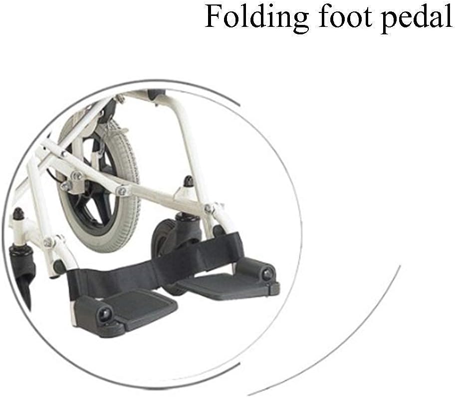 Wheelchairs Folding Wheelchair Lightweight Folding Nursing Wheelchairs Portable Trolley Travel Scooter