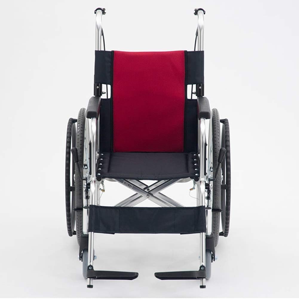Wheelchair,Wheelchair Elderly Travel Disabled Unicycle Wheelchair Driving,Wheelchair Folding Portable Aluminum Scooter Disabled Elderly Travel Wheelchair,Portable