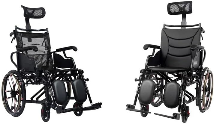 Manual Wheelchair, Lightweight Folding Wheelchair, Reclining Wheelchair, Shower Chair, Bathing Wheelchair, Mobility Scooter for The Elderly and Disabled