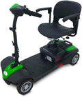 EV Rider MiniRider Lite 4-Wheel Mobility Scooter with Basket, 12Ah Battery, Swivel Seat - Weight Capacity 280Lbs. - Pearl Green