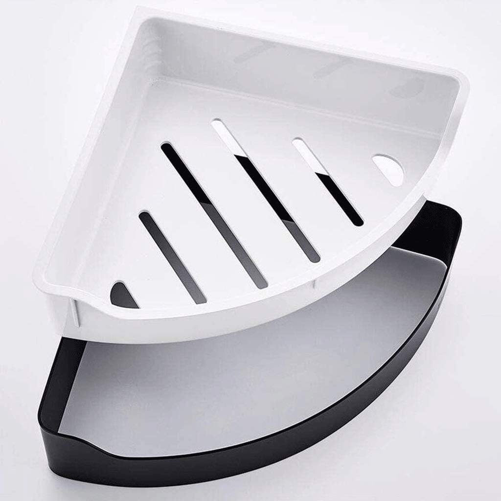 Triangular Corner Shelf Curve Design Brushed Stainless Steel Shower Bathroom