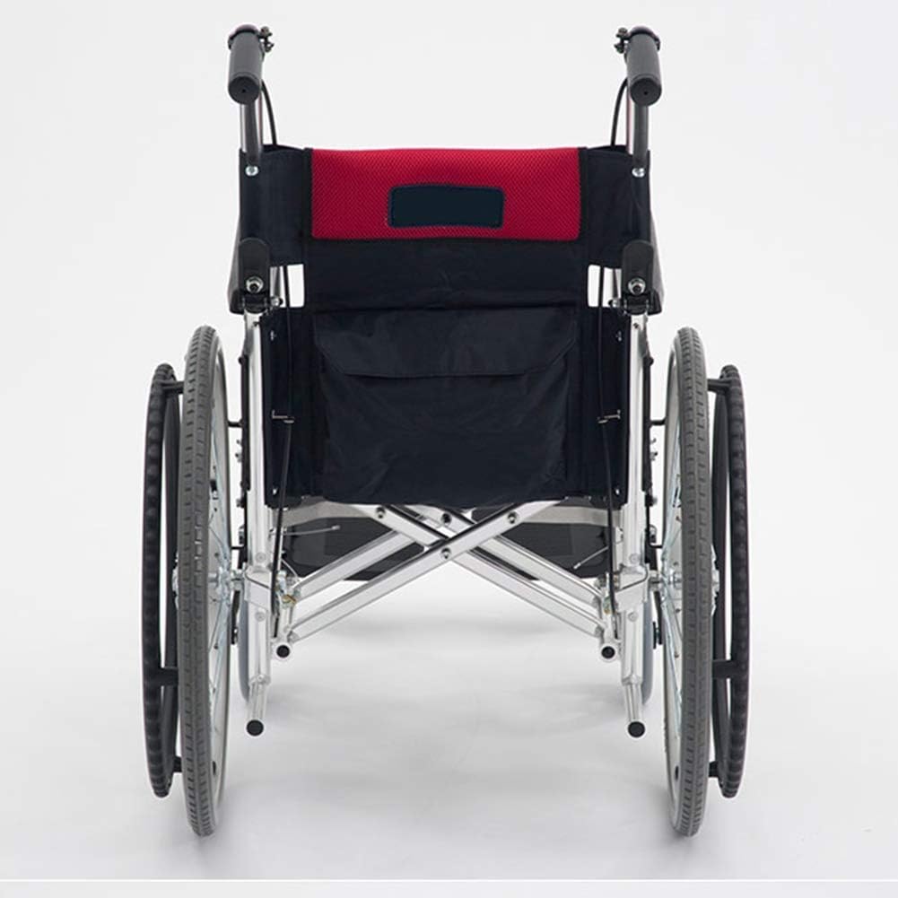Wheelchair,Wheelchair Elderly Travel Disabled Unicycle Wheelchair Driving,Wheelchair Folding Portable Aluminum Scooter Disabled Elderly Travel Wheelchair,Portable