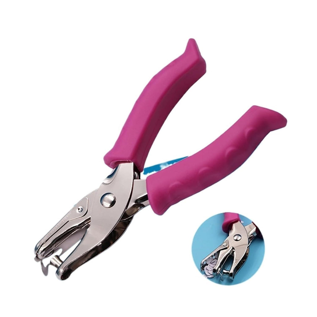 Paper Hole Punch Single-Hand Circle Hole Puncher-3-6mm Adjustable Paper Perforator for Scrapbooking(6mm)
