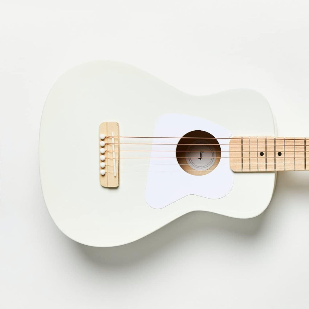 Loog Pro 6 Acoustic kids real guitar for Beginners Compact size Ages 9+ Learning app and Lessons included