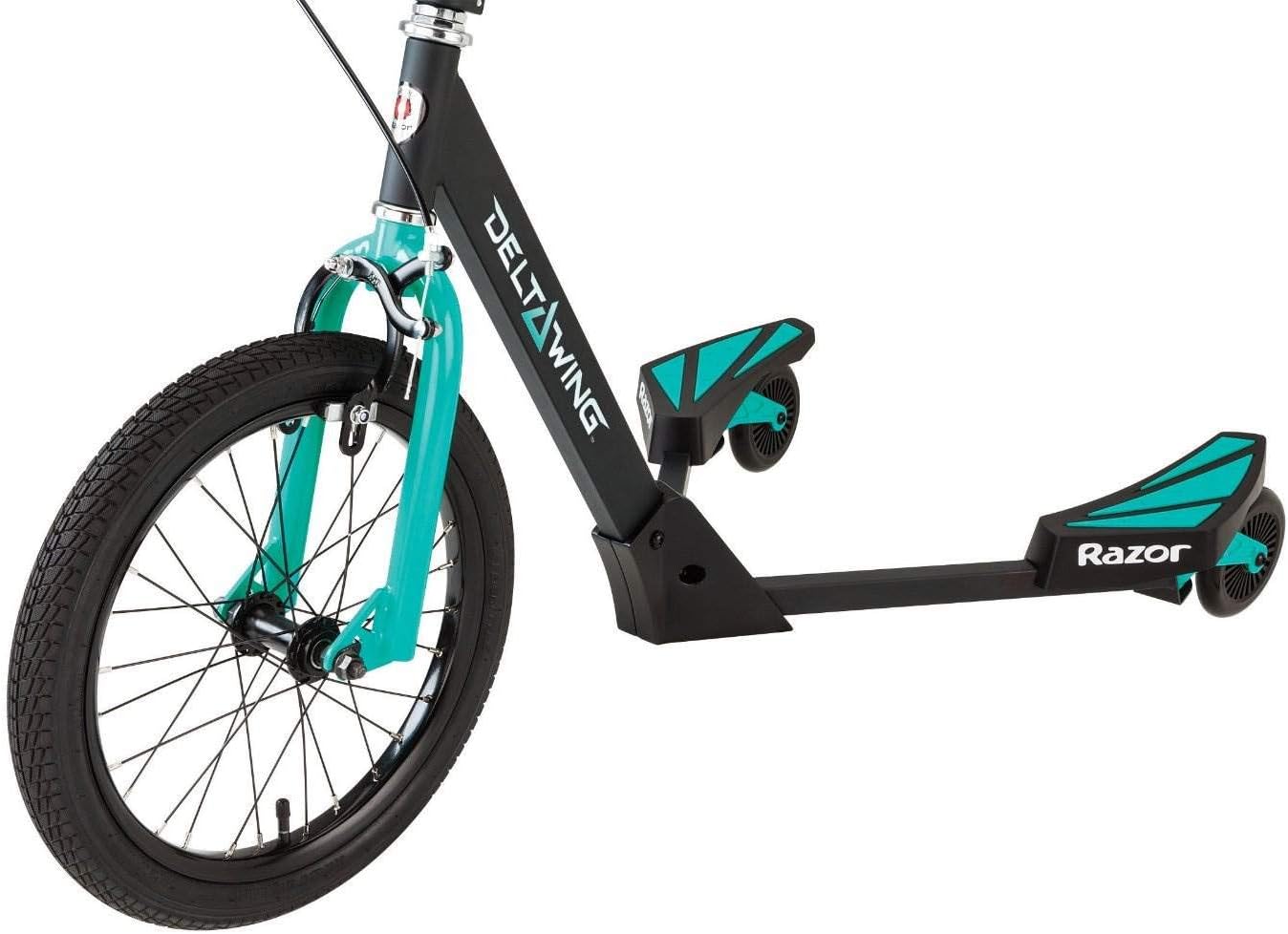 Razor DeltaWing Scooter Black/Mint Green, One Size