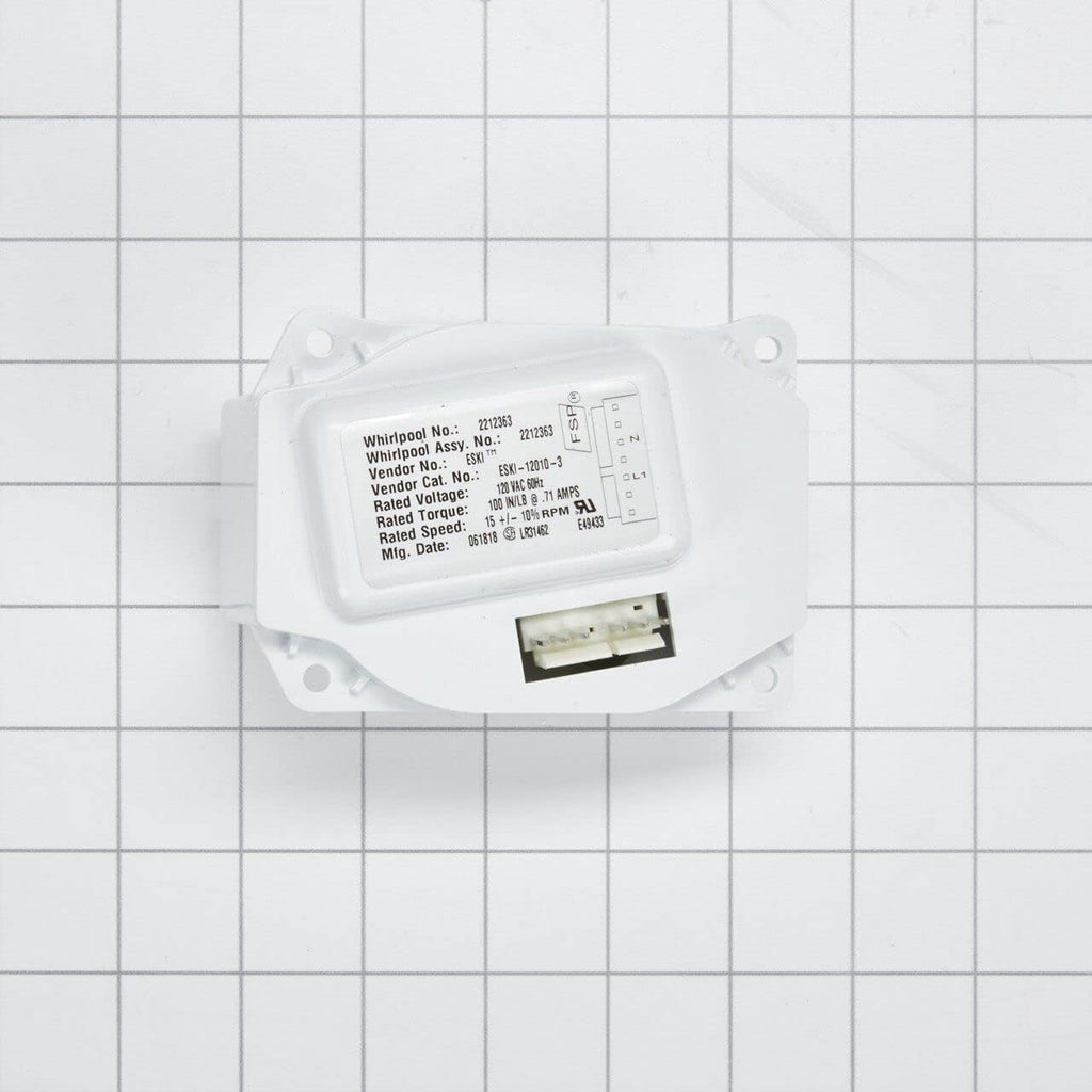 Whirlpool WP2212363 Genuine OEM Refrigerator Auger Motor Replacement Part - Replaces 8201520, WP2188869, 2188723, and more