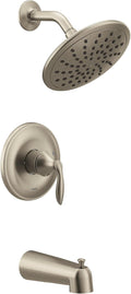 Moen UT2233EPBN Eva Collection M-CORE 2-Series 1-Handle Tub and Shower Trim Kit, Valve Required, Brushed Nickel