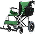 Wheelchair,Wheelchair Aluminum Folding Portable Trolley Elderly Disabled Ultra Light Portable Travel Small Wheel Scooter