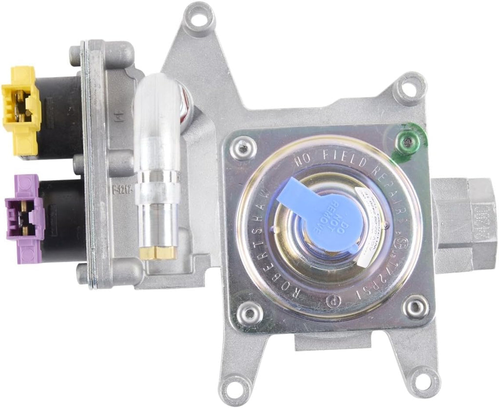 Whirlpool W11449506 WP98014893 OEM Gas Range Valve and Pressure Regulator, Multicolor