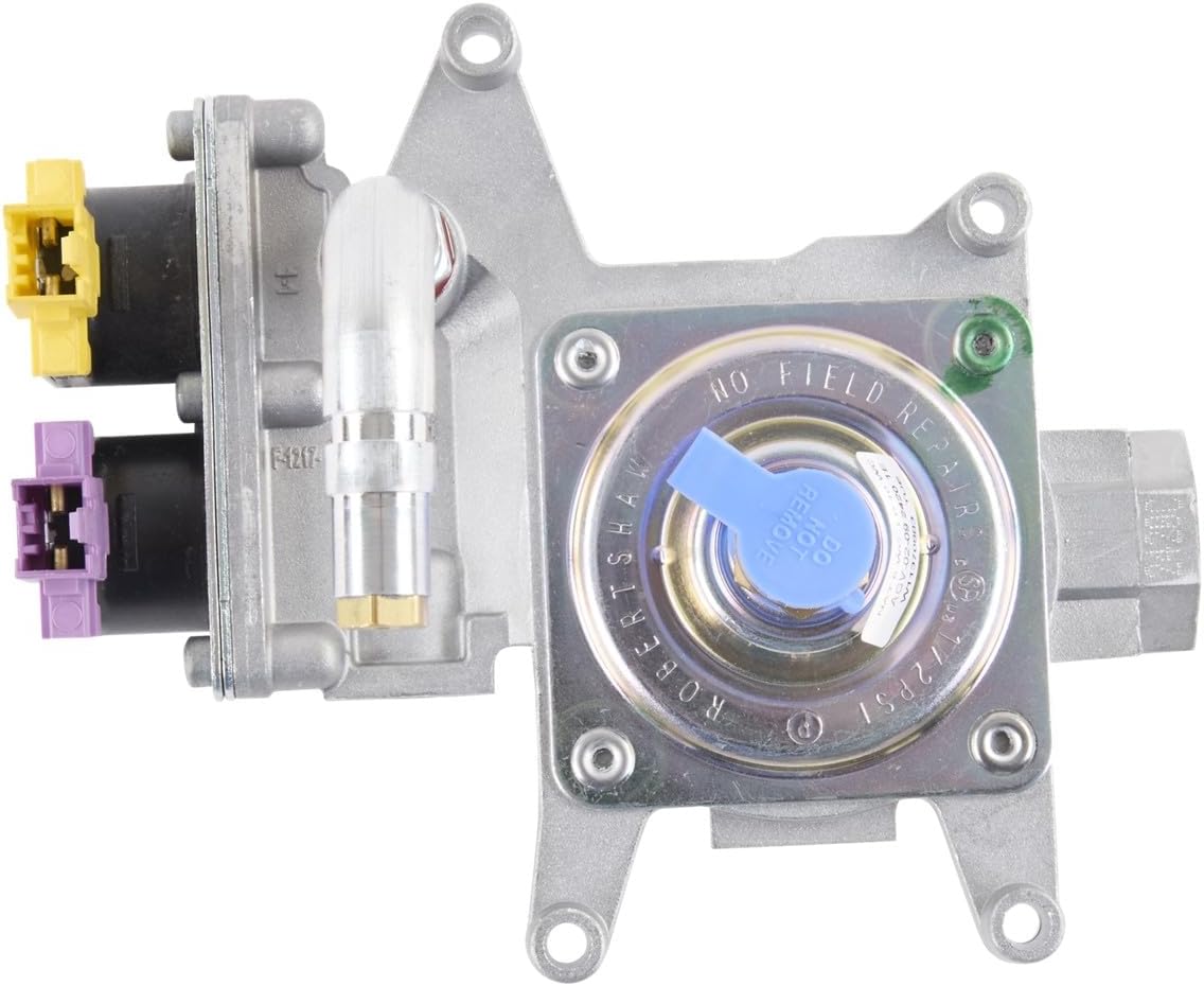 Whirlpool W11449506 WP98014893 OEM Gas Range Valve and Pressure Regulator, Multicolor