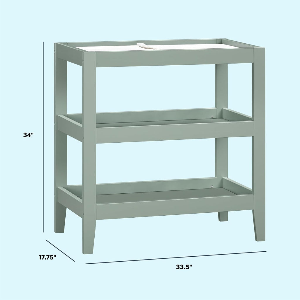 Carter's by Davinci Colby Changing Table in Light Sage, GREENGUARD Gold Certified